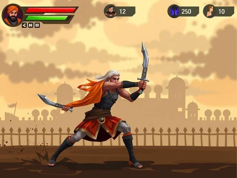 Mace Hero Sikh gameplay screenshot showing warrior combat
